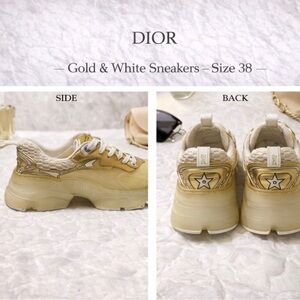 Dior Dior Gold Women's Chunky Sneaker 7.5